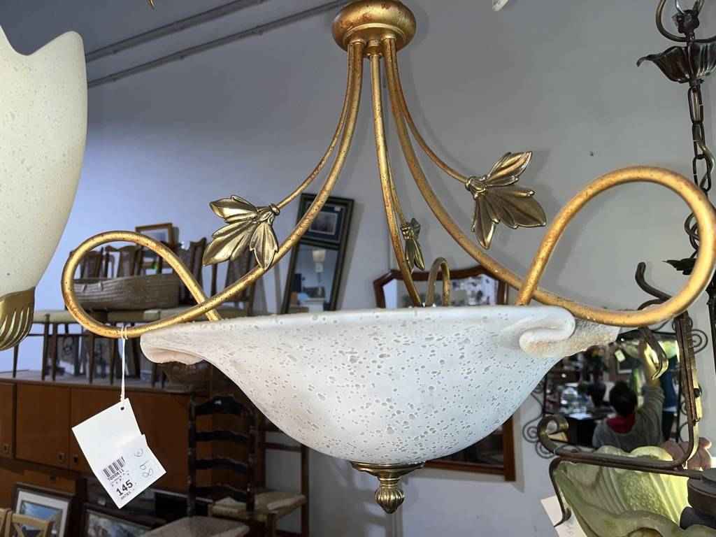 HV11328 LÁMPARA COLGANTE DORADA