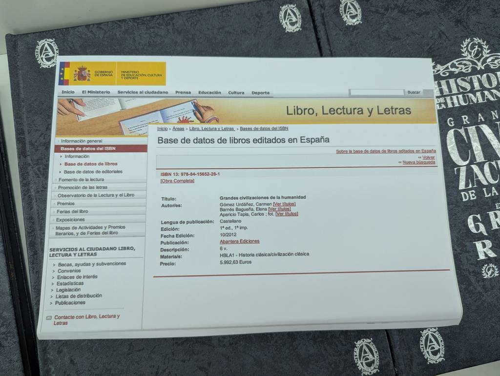 HV12142 TOMOS HISTORIA DE LA HUMANIDAD - Imagen 8