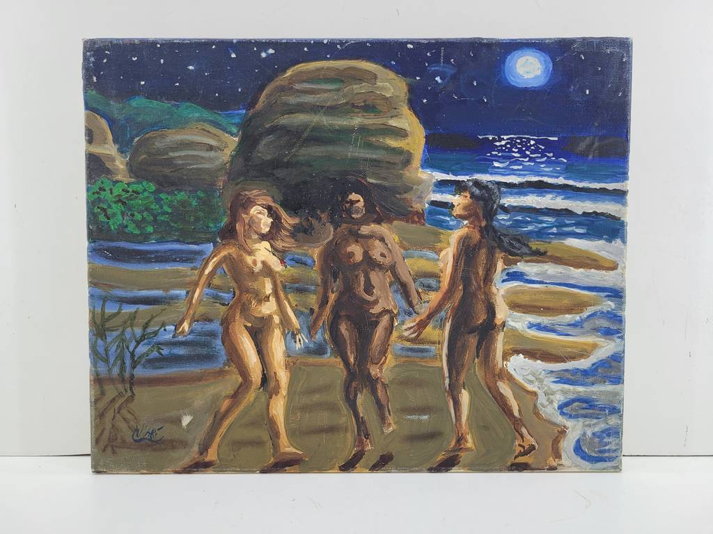 HV11270 LIENZO “LAS NINFAS NOCTURNAS”