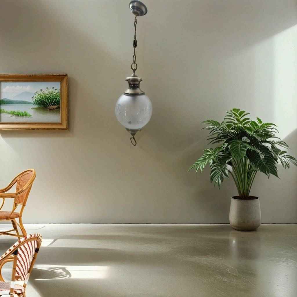 HV11384 LÁMPARA DE TECHO DE VIDRIO